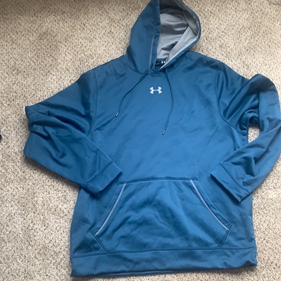 Under Armour Large Blue Hoodie No Damage Barely Worn - Picture 1 of 8